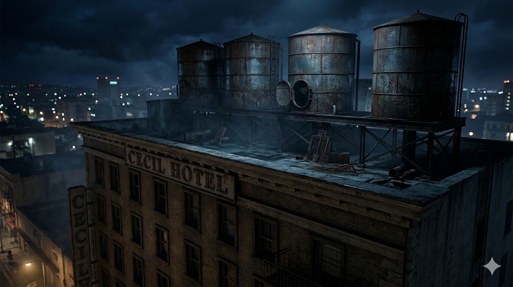 Skrivnost hotela Cecil: Kaj se je dogajalo z Eliso Lam v dvigalu, preden je končala v vodnem rezervoarju na strehi?👻