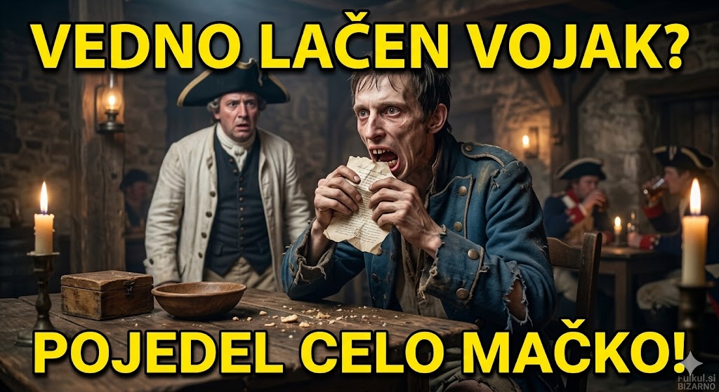 Neskončni želodec: Francoski vojak, ki je bil vedno lačen in je pojedel celo&hellip;