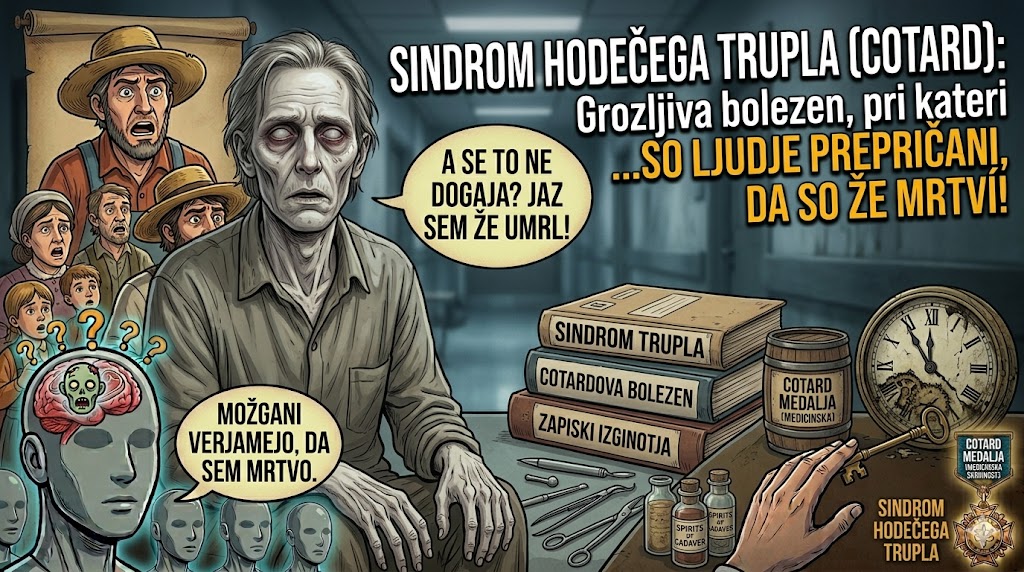 Sindrom hodečega trupla (Cotardov sindrom): Grozljiva bolezen, pri kateri so ljudje prepričani, da…