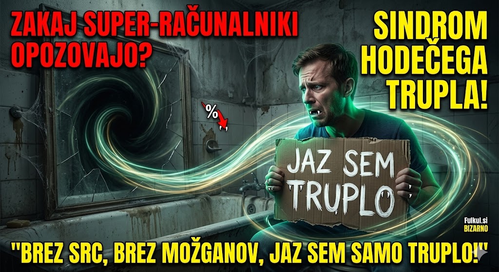 🧟‍♂️ Medicinski fenomen: Sindrom hodečega trupla – Ljudje, ki so prepričani, da so&hellip;