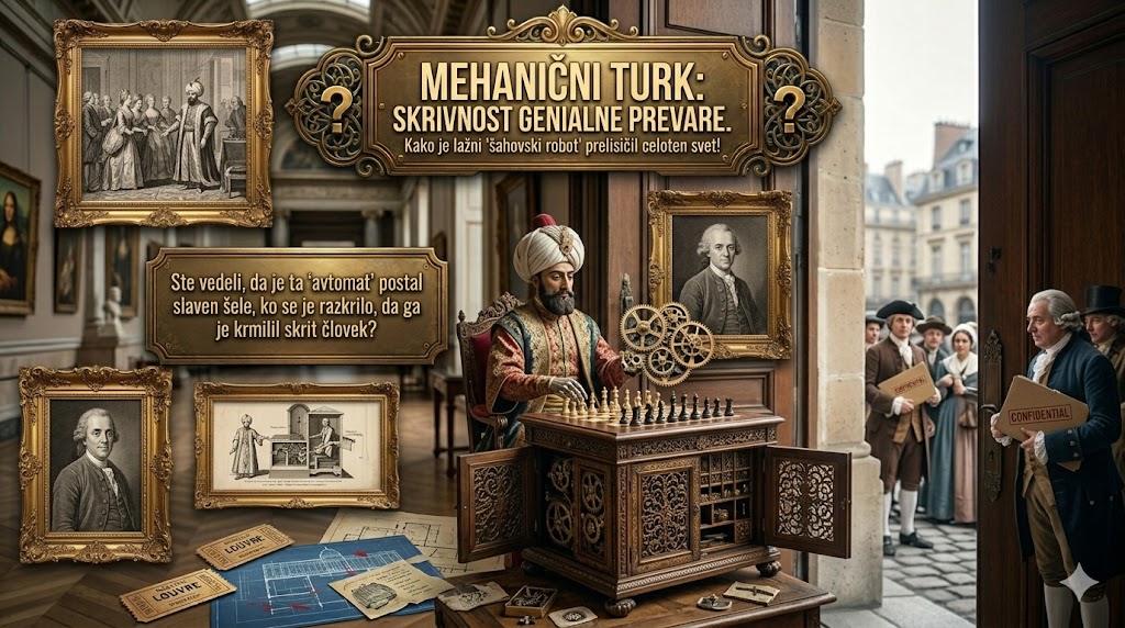 Mehanični Turk: 300 let stara zgodovina genialne prevare. Kako je lažni “šahovski robot”&hellip;