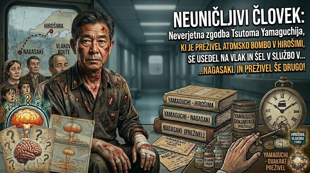 Neuničljivi človek: Neverjetna zgodba Tsutoma Yamaguchija, ki je preživel atomsko bombo v Hirošimi,…